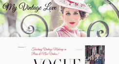 Desktop Screenshot of myvintagelove.com